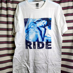 RIDE ライド leave them all behind BIGプリントTシャツ ◇ Lサイズ ◆新品 バンドTee oasis radiohead マイブラ