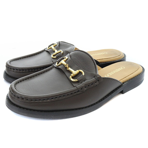 カミナンド caminando Deuxieme Classe BIT MOCCASINS SLIPPERS サンダル ミュール レザー 5 22cm 茶色 ブラウン /SR2 レディース