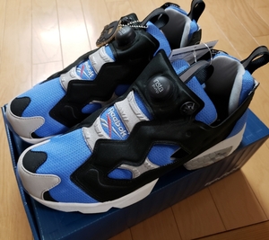 未使用 Reebok INSTA PUMP FURY OG CLASSIC ポンプフューリー 復刻 正規品 紙タグ付き サックスブルー M48756 人気サイズ28 US10