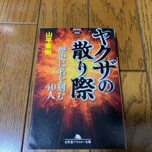 ヤクザの散り際　歴史に名を刻む４０人 （幻冬舎アウトロー文庫　Ｏ－３１－２０） 山平重樹／〔著〕