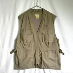 90s L.L.Bean ハンティング ベスト L-XL コットン