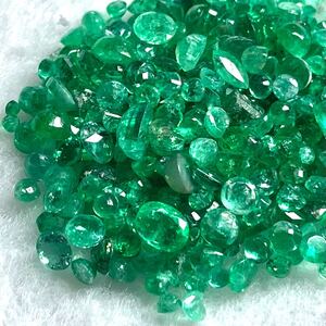 1円〜!!小粒!!☆天然エメラルドおまとめ20ct☆j 約4.0g ルース 裸石 宝石 ジュエリー jewelry emerald ベリル w3 マ13