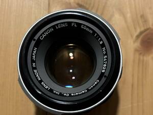 CANON LENS FL 50mm 1:1.8