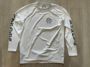 クロムハーツ Chrome Hearts 自身購入品 新品 激レア ラッシュガード L Tシャツ ジャケット ロンT オレンジ