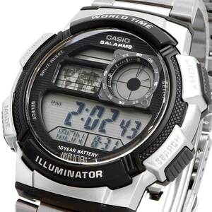 CASIO カシオ 腕時計 チープカシオ チプカシ 海外モデル ワールドタイム デジタル メンズ AE-1000WD-1AV