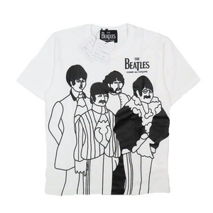 未使用品 コムデギャルソン COMME des GARCONS ×THE BEATLES CDG T-Shirt ビートルズ ロゴ Tシャツ カットソー 半袖 クルーネック トップ