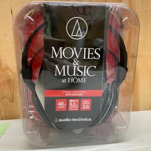 audio-technica ダイナミックヘッドホン オーディオテクニカ MOVIES & MUSIC at HOME ATH-AVC200 ヘッドホン 