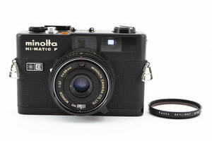 [動作品実用]　MINOLTA HI-MATIC F フィルムカメラ ミノルタ レンジファインダー #2139573A