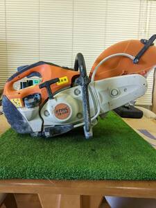 スチール　STIHL　エンジン　カッター　コンクリート　工具　TS420　中古　ジャンク　不動　切断機　部品取り　混合　現状品　売り切り