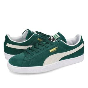 新品 PUMA SUEDE CLASSIC XXI グリーン 29cm US11 プーマ スエード クラッシック XXI 緑白 #374915-89 クライド CLYDE