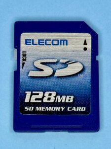 ELECOM エレコム SDカード 128MB 1枚 フォーマット済み 動作確認済みジャンク品