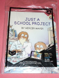 激レア！ 海外モノ！マクドナルド JUST A SCHOOL PROJECT 英語BOOK＆シールセット☆