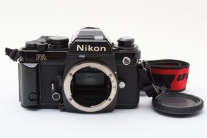 ★超美品　動作確認済★ NIKON ニコン FA ブラック フィルムカメラ　モルト新品交換済 防湿庫管理　#C813