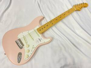 【新品同様】Fender Made in Japan Junior Collection Stratocaster Satin Shell Pink フェンダージャパン 2023年【メンテ済】♪