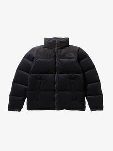 （L）限定品 未使用 THE NORTH FACE Corduroy Nuptse Jacket Black ノースフェイス コーデュロイヌプシジャケット 黒 ダウンJK（supreme