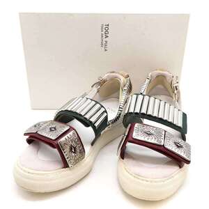 TOGA PULLA トーガ プルラ BEAMS別注 19SS METAL SNEAKER SANDALS メタルスニーカーサンダル ホワイト 37 613302946880116 ITSBNWDVR9AY