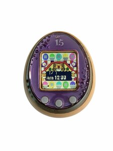 ★希少 TAMAGOTCHI たまごっちID L ロイヤルパープル BANDAI 15周年 アニバーサリー バーチャルペット 動作品 当時物 現状品0.06kg★