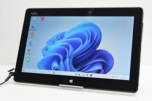 1円スタート タブレットPC Windows11 WPS office搭載 富士通 Arrows Tab Q616 SSD128GB メモリ4GB Core M3 6Y30 11.6インチ カメラ