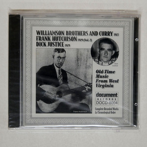 オーストリア盤 THE WILLIAMSON BROTHERS/OLD-TIME MUSIC FROM WEST VIRGINIA/DOCUMENT DOCD8004 □