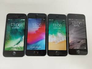 【ジャンク】iPhone 5/5s 4台まとめ売り！