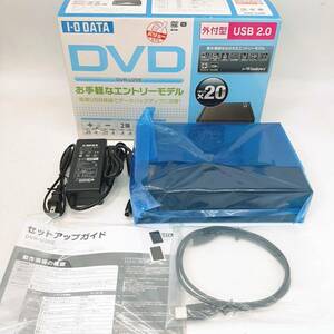 未使用 IO DATA DVR-U20E 外付けDVDマルチドライブ