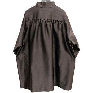 ARTS＆SCIENCE　 22AW Satin zip up short coat シルクサテンバックギャザーコートジャケット 商品番号：8069000097139