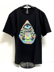 VOLCOM ボルコム AF022207BLK① メンズ Mサイズ 半袖Tシャツ プリントティー T-Shirts PrintTee ブラック色 ヴォルコム 新品 即決 送料無料