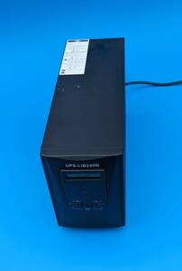 UPS-LiB240Nリチュウム電池使用負荷テスト500W投光器点灯させ40分で20%の残量警告ナカヨ電子サービス株式会社製送料詳細は商品説明に記載