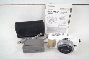 ☆ OLYMPUS オリンパス E-PL2 デジタルカメラ 14-42mm 1:3.5-5.6 中古 現状品 240607A5505