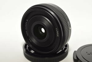 【特上品】 パナソニック 単焦点 広角レンズ マイクロフォーサーズ用 ルミックス G 14mm/F2.5 ASPH. ブラック H-H014A-K　#6983