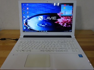 NEC ノートパソコン LAVIE Note Standard PC-NS100E1W/Cele 3855U 1.6GHz/4GB/500GB/中古特価良品