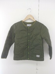 ◇ ARCH & LINE アーチアンドライン 中綿 キッズ 子供服 長袖 キルティング ジャケット サイズ135 カーキ系 メンズ P