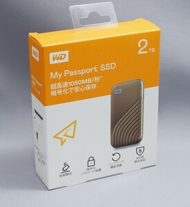 【未使用】Western Digital My Passport　2TB USB3.2(Gen2) ポータブルSSD