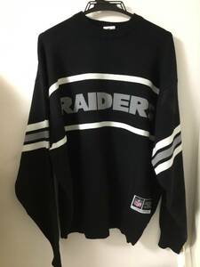 新品 NFL RAIDERS レイダース オーバーサイズニットセーター M