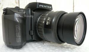 昭和レトロ 当時物 RETRO CAMERA PENTAX ペンタックス フィルム カメラ 一眼レフ SF7 PENTAX-F ZOOM F3.5/28－80mm Made in japan 日本製