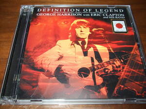 George Harrison With Eric Clapton《 Definition of Legend 》★ライブ２枚組