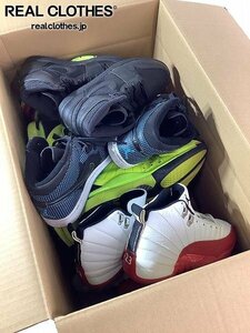 【おまとめ】NIKE/ナイキ エアジョーダン1/エアジョーダン12 等スニーカー/ランニングシューズ 他 同梱×/D4X