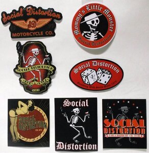 ★ソーシャル ディストーション ステッカー 7枚 Social Distortion 正規品