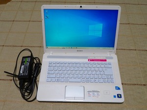 ノートPC SONY VGN-NW51FB-W ジャンクとして出品します、整備して使う又は部品取りなどで活用下さい