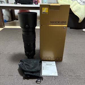 【美品】 ニコン200-500 F5.6 ED VR