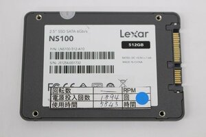 Lexar NS100 512GB 2.5 SSD SATA 動作品☆