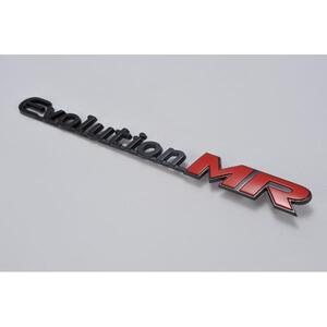 ★三菱純正新品未使用品★ ランサーエボリューション8MR GH-CT9A リアエンブレム ランエボ8 エボ8.5 Mitsubishi Racing ミツビシレーシング