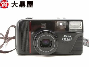 【大黒屋82】Nikon ニコン TW ZOOM QUARTZ DATE 35-80㎜ フィルムカメラ ケース付き ジャンク品 通電確認済み 現状発送 保証無し