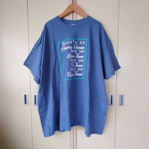 ギルダン GILDAN アメリカ古着　半袖Ｔシャツ　2XL(3L)　ブルーグレー コットン　955-6H1409 