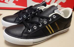 ★CONVERSE▼コンバース CV VLC SL OX▼ブラック x ゴールド★26cm　未使用