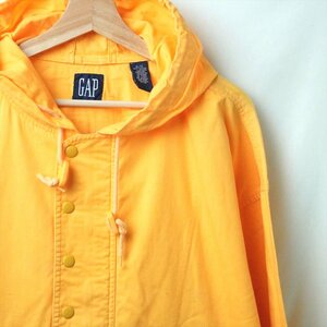 00s OLD GAP オールドギャップ コットン アノラック 黄色 XL