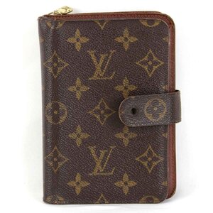 『USED』 LOUIS VUITTON ルイ・ヴィトン ポルトパピエ・ジップ M61207 二つ折り財布 ブラウン モノグラムキャンバス