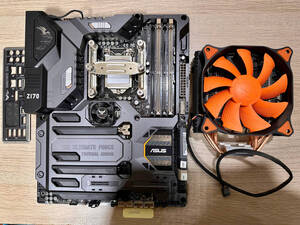 Asus Sabertooth Z170 , LGA1151、Intel 第6, 7世代用、+ ファン、起動確認済み 120302