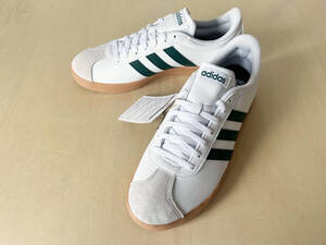 【特価】27cm アディダス VLコート ベース adidas VL COURT BASE M WHITE/GREEN/GUM US9/27cm ID3710 