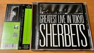 CD SHERBETS シャーベッツ / GREATEST LIVE IN TOKYO BVCR-14043 検 BLANKEY JET CITY ブランキージェットシティ 浅井健一